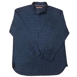 Tommy Hilfiger Stripe Button Up Shirt Men's XXL